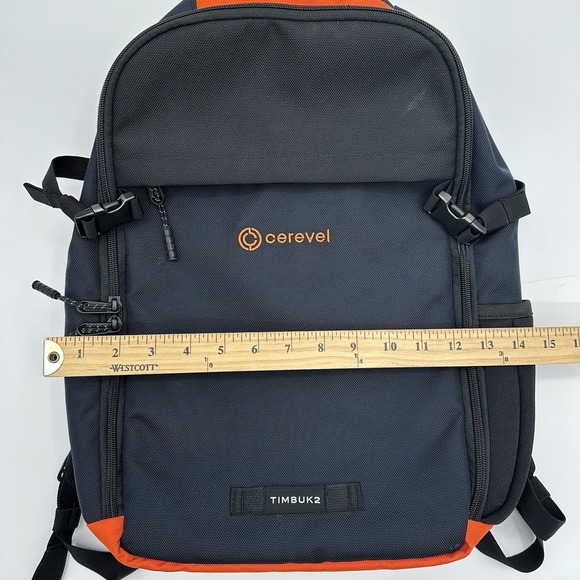 Timbuk2 Backpack‎ Bag Laptop Sleeve Padded Back Buckle Clips Blue Black Cerevel - Picture 5 of 13